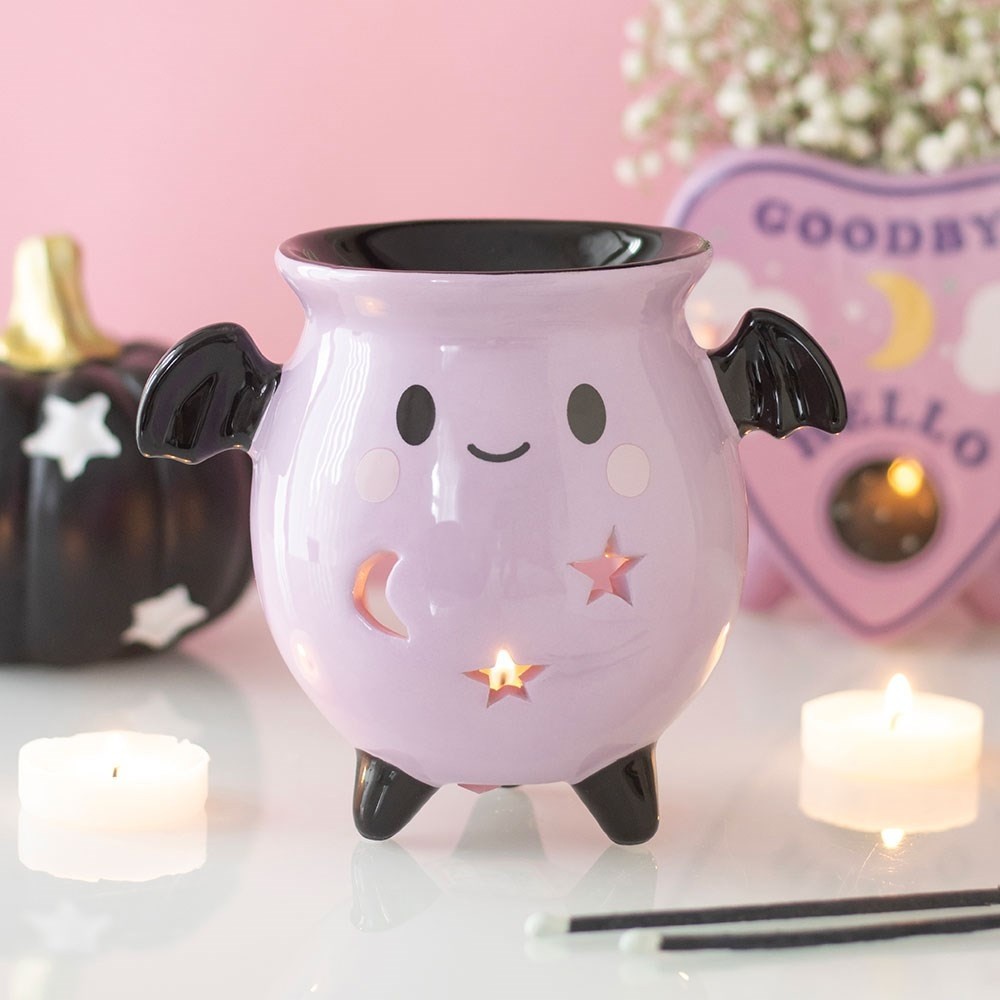 Something Different - Pastel Bat Brew Cauldron Oliebrander - Multicolours